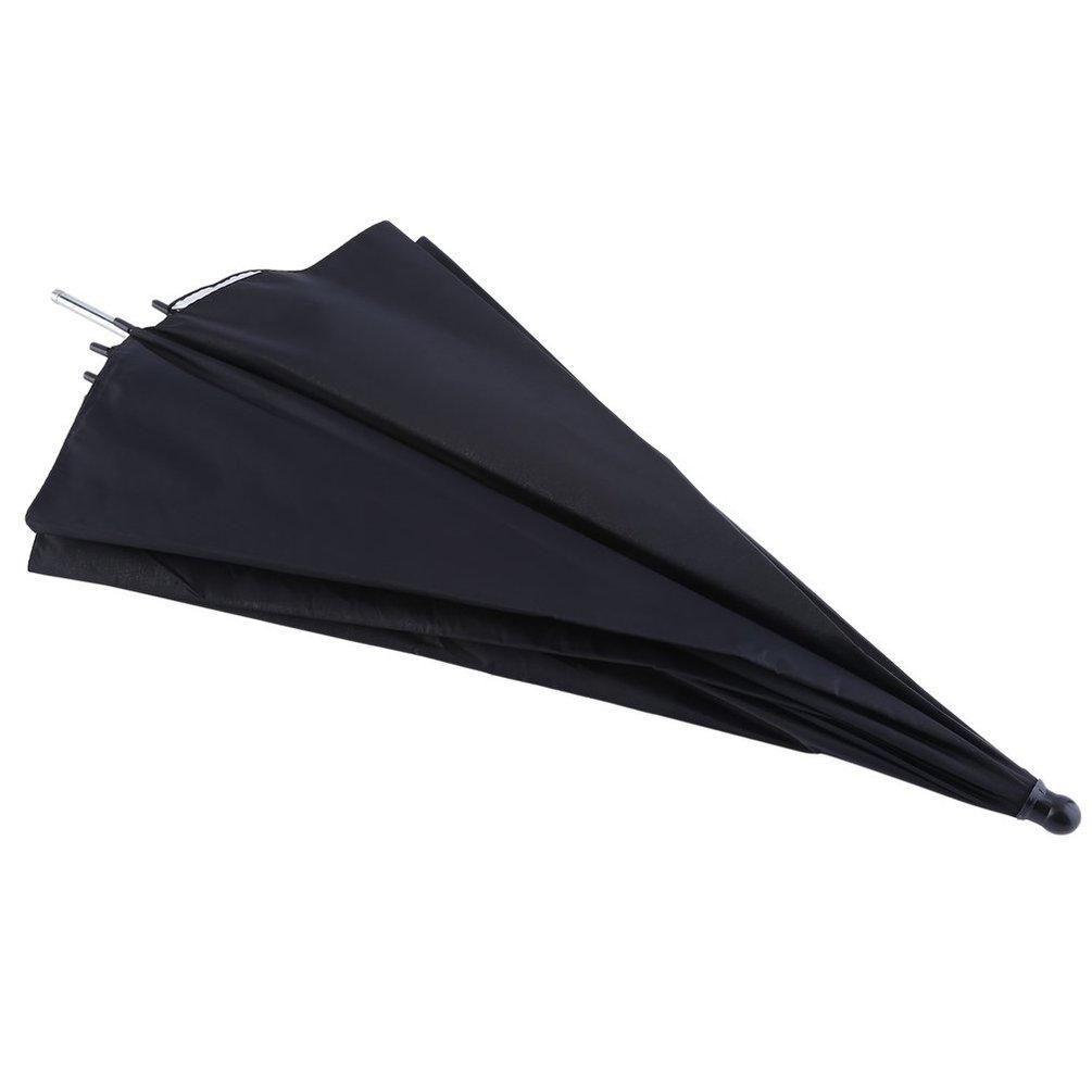 83cm Studio Flash Light Grained Black Silver Umbrella Reflective Reflector-silver