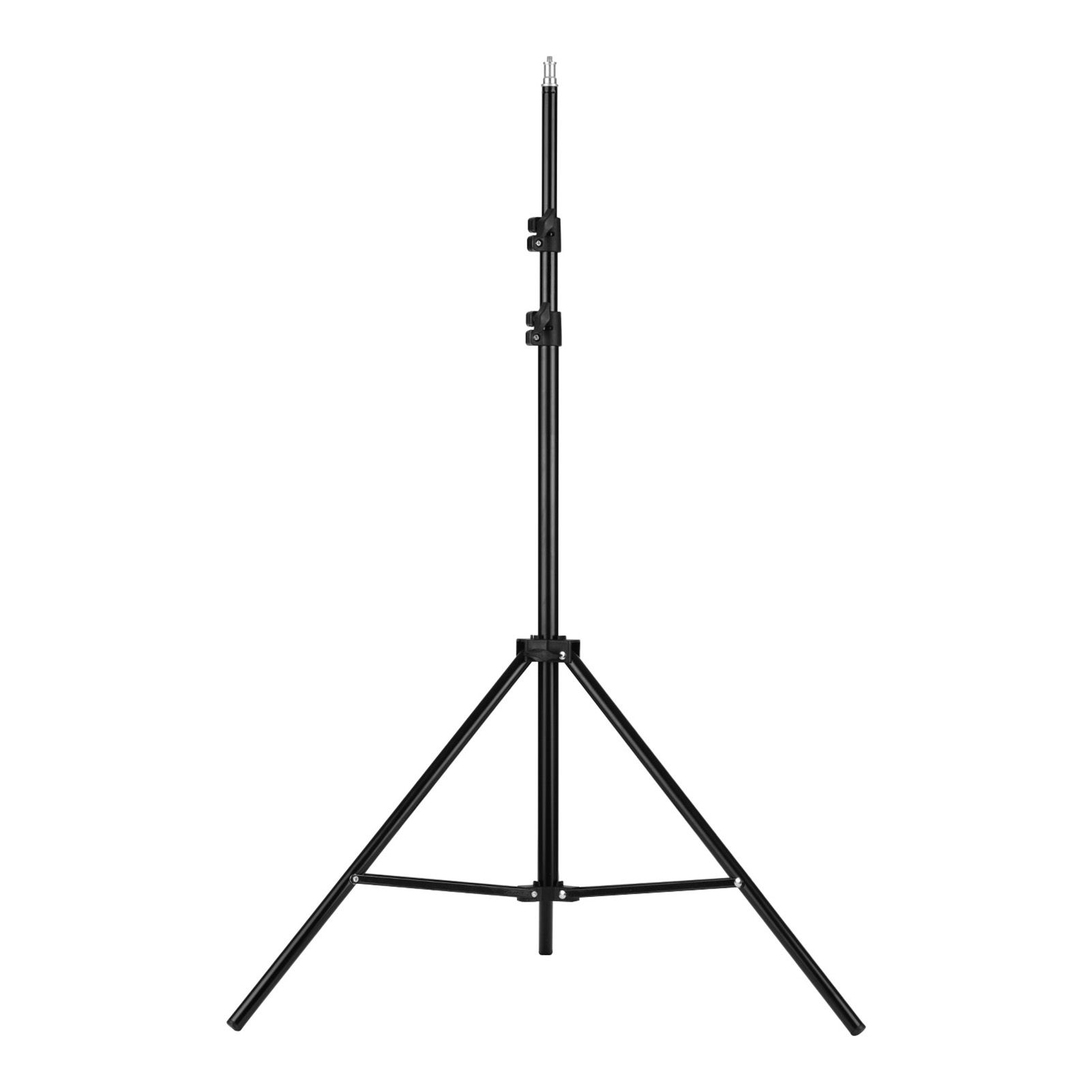 Photography Tripod Stand 2m/6.6ft Height Adjustable with Universal 1/4 Interface for Studio LED Ring Light Camera Support