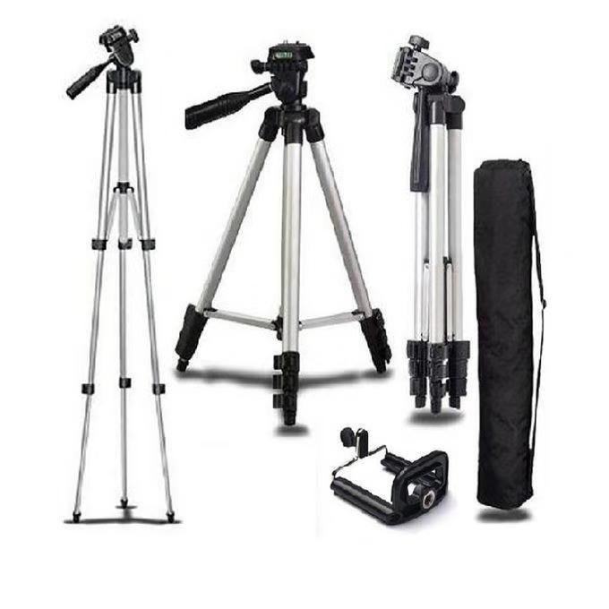 READY STOCK TGADGET WEIFENG WT-3110A Compact Lightweight Aluminum Flexible Tripod Stand + FREE Mobile Holder & Tripod Bag