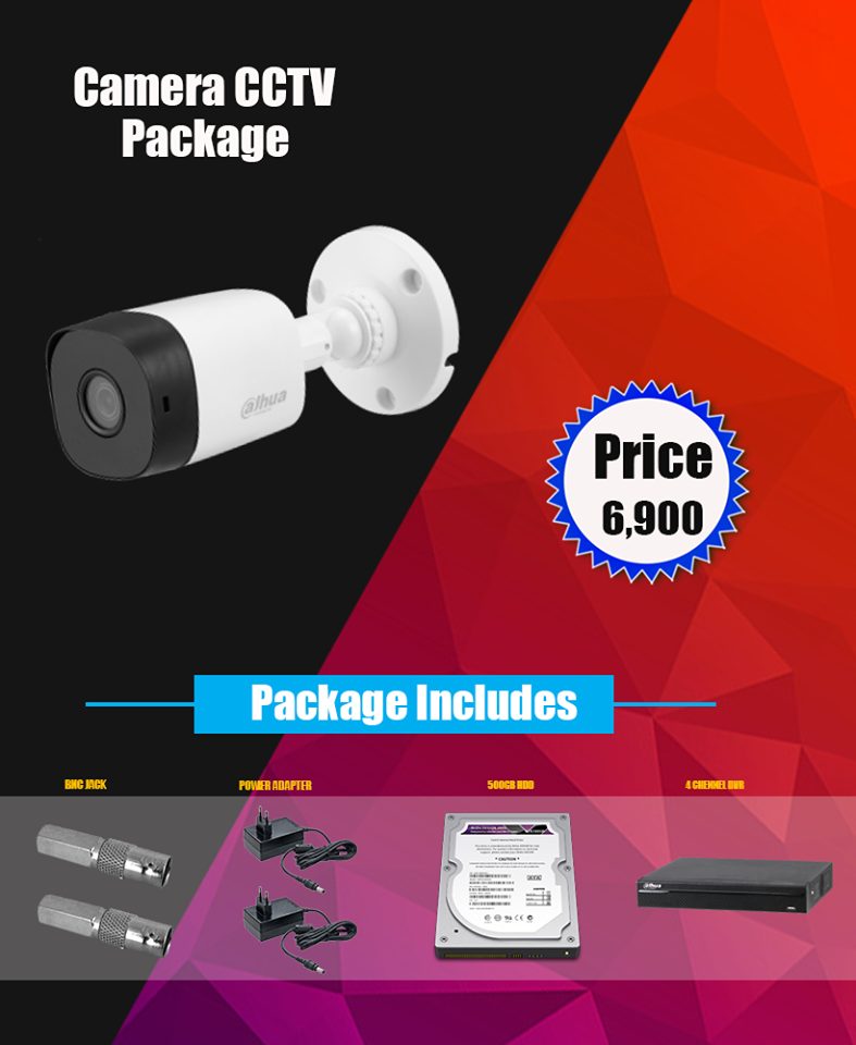 1 CCTV Camera package Dahua CCTV camera package with warranty