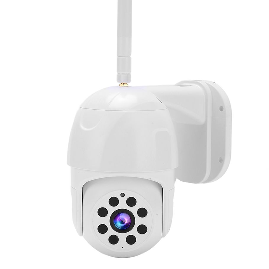 Wired 1080P WIFI Camera HD CCTV PTZ 2‑Way Voice APP Control Motion Detection
