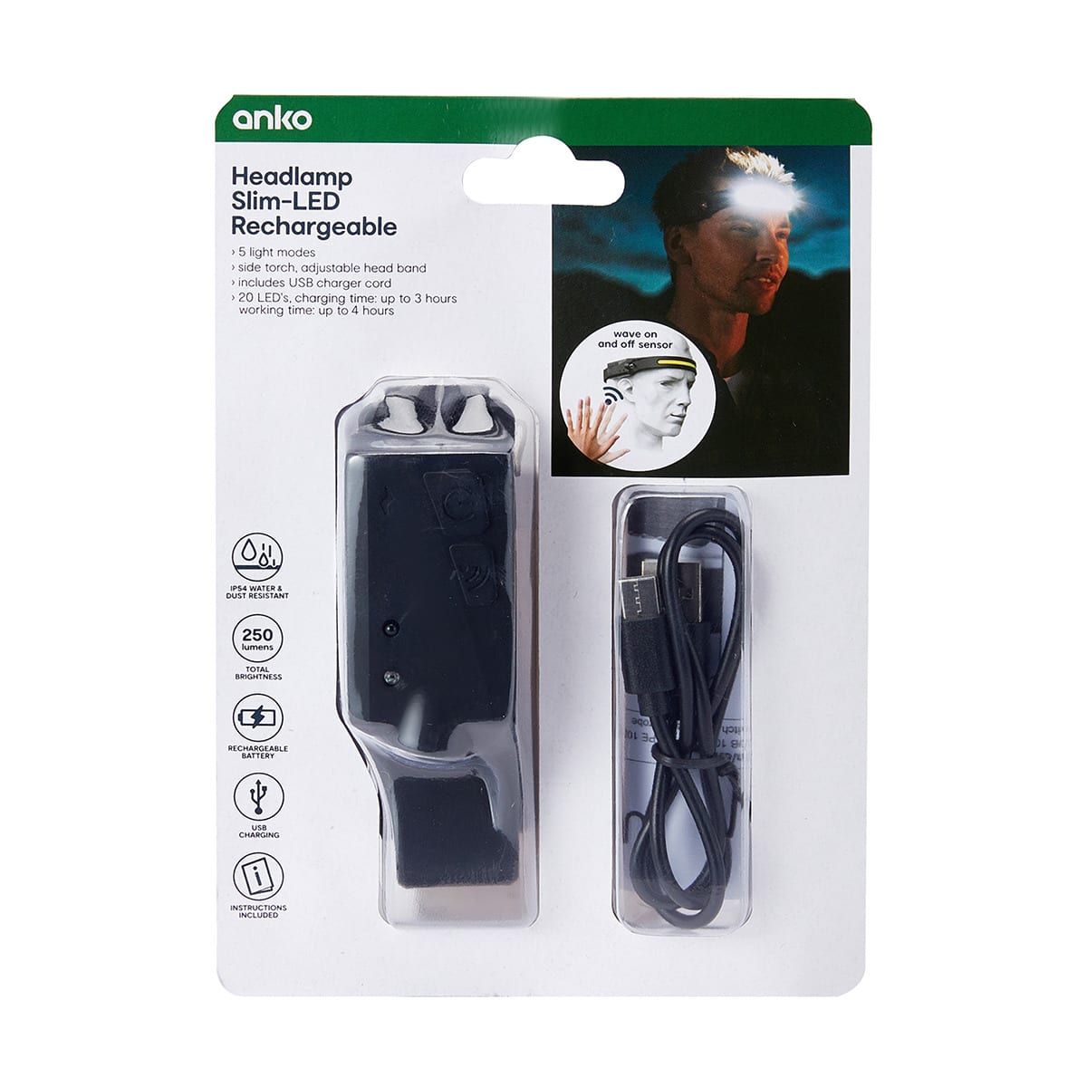 Slim-LED Rechargeable Headlamp