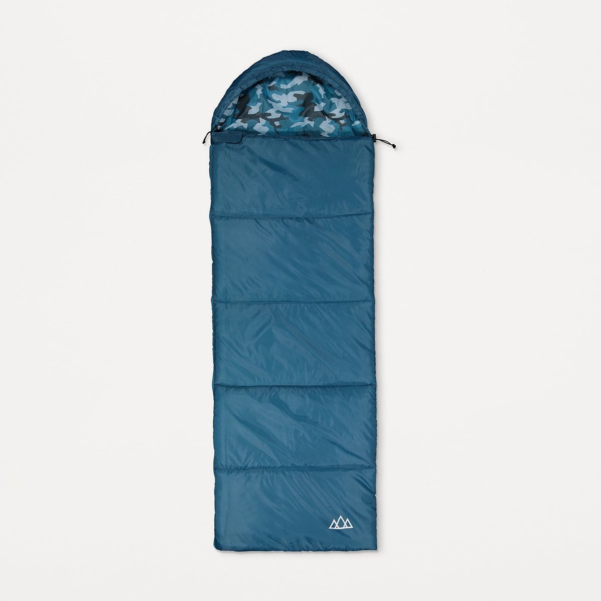 Camo Hooded Kids Sleeping Bag