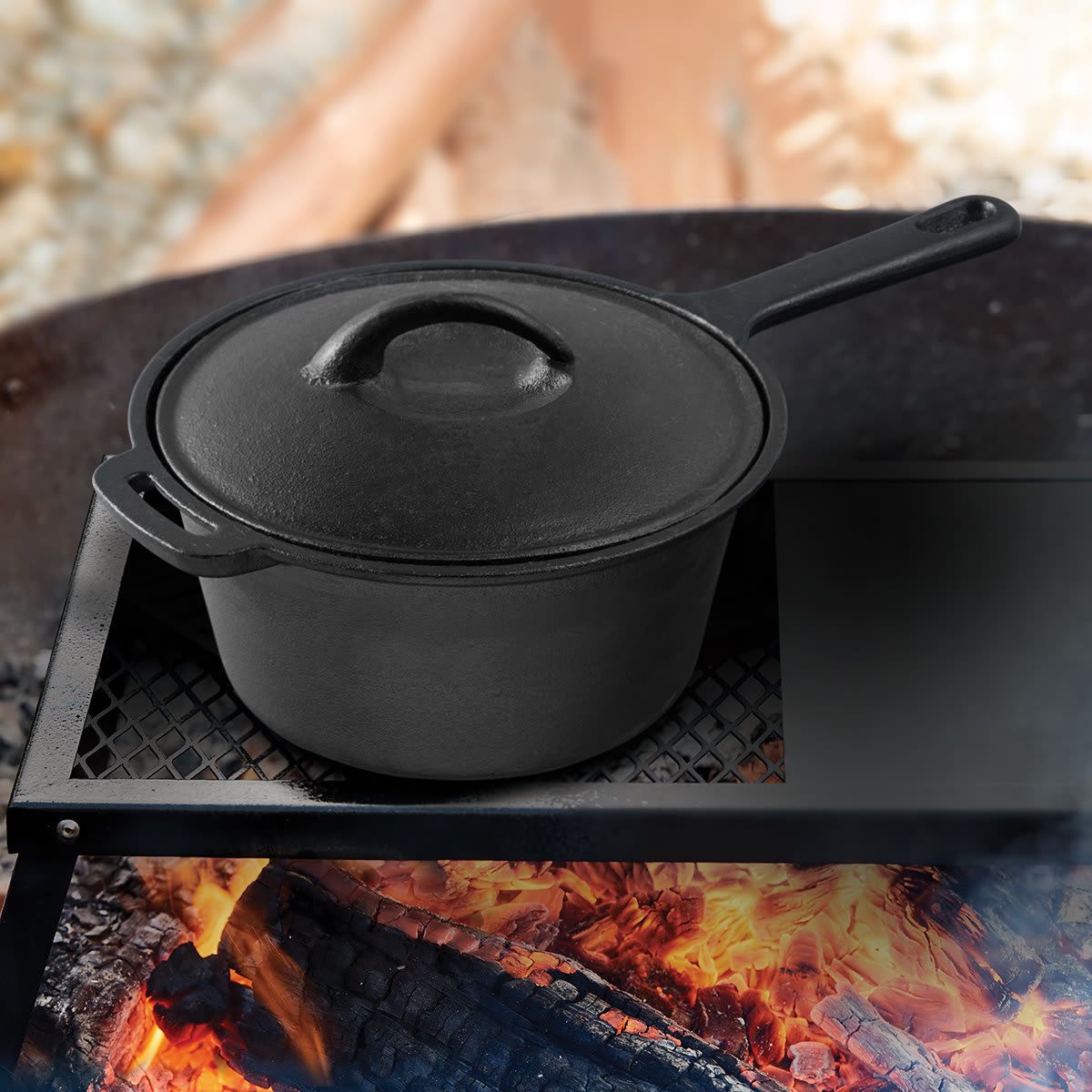 Cast Iron Saucepan