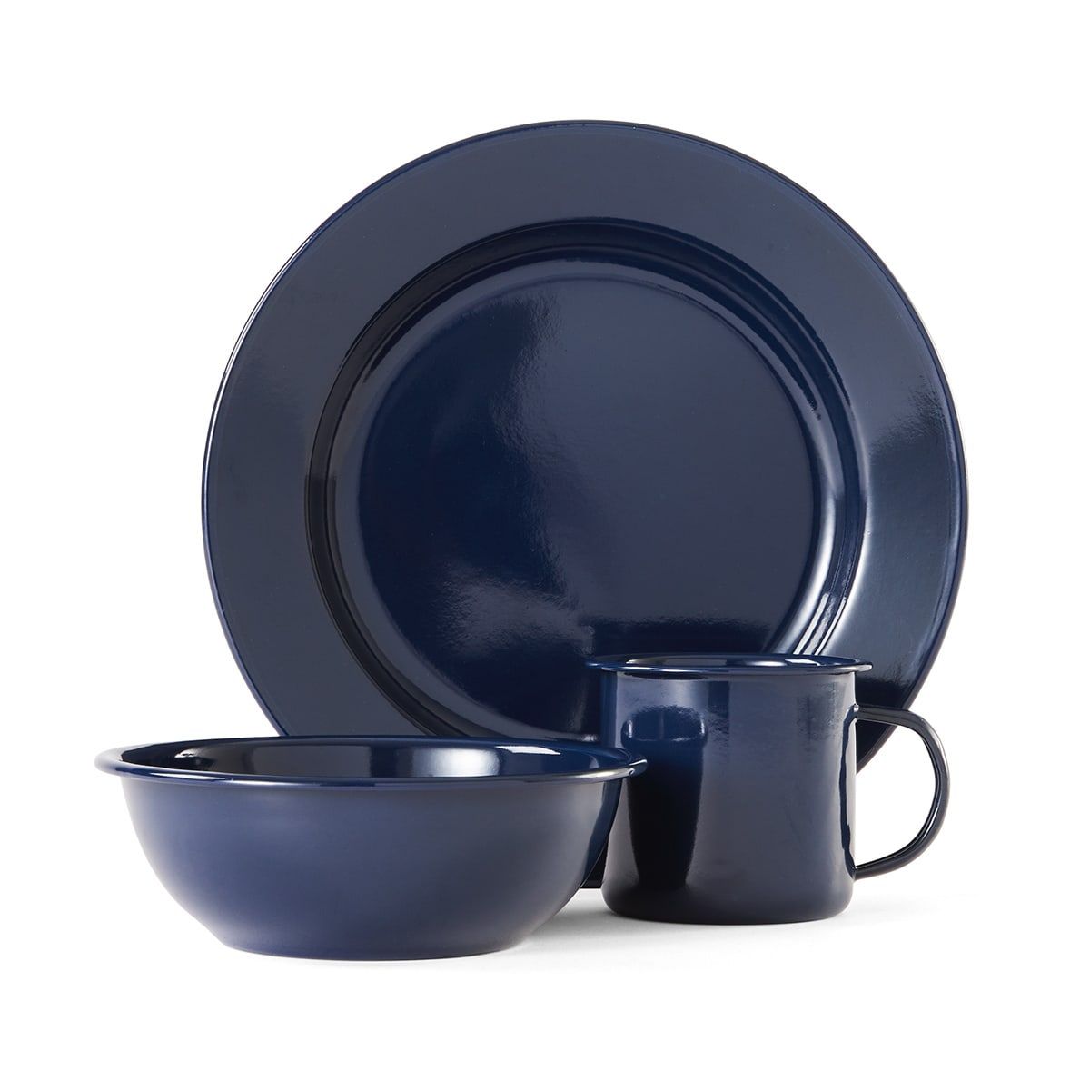 12 Piece Enamel Dinner Set