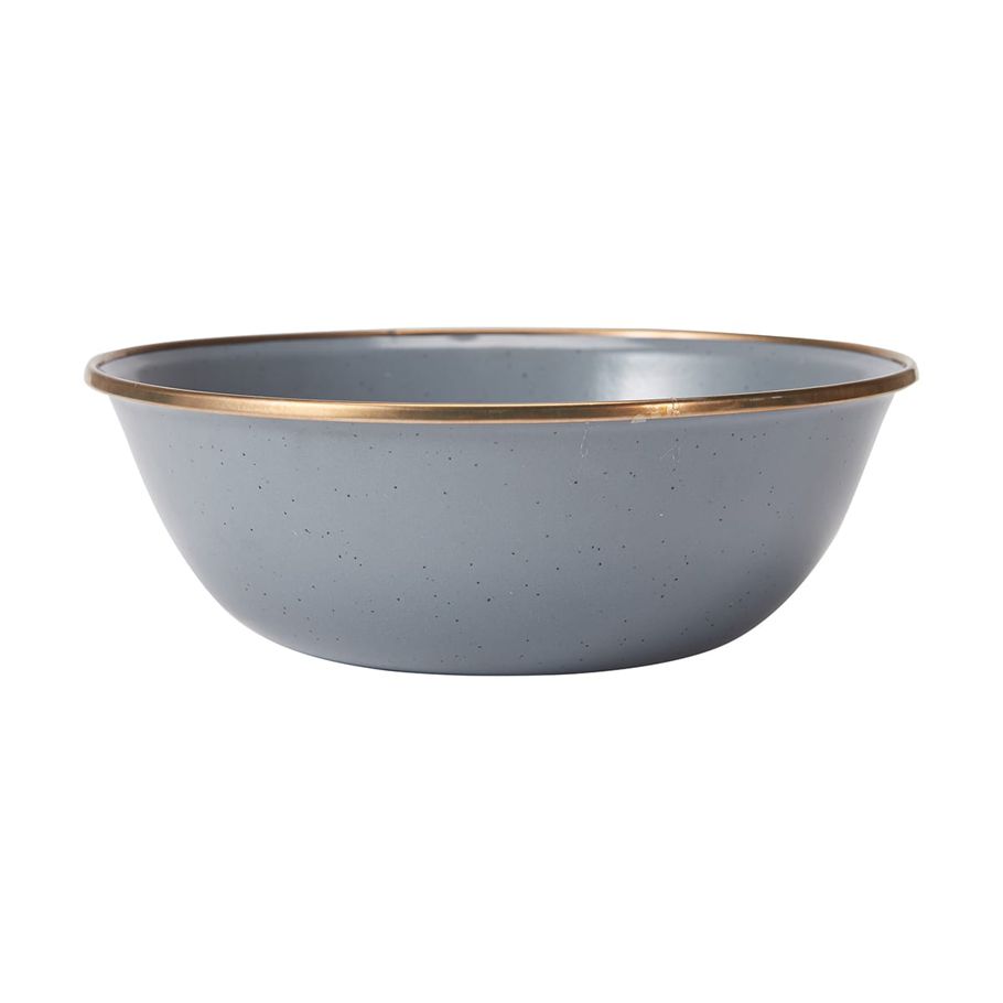 800ml Enamel Grey / Bronze Bowl