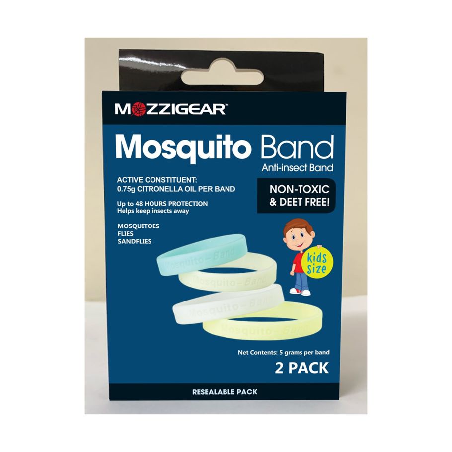 2 Pack Mozzigear Mosquito Bands