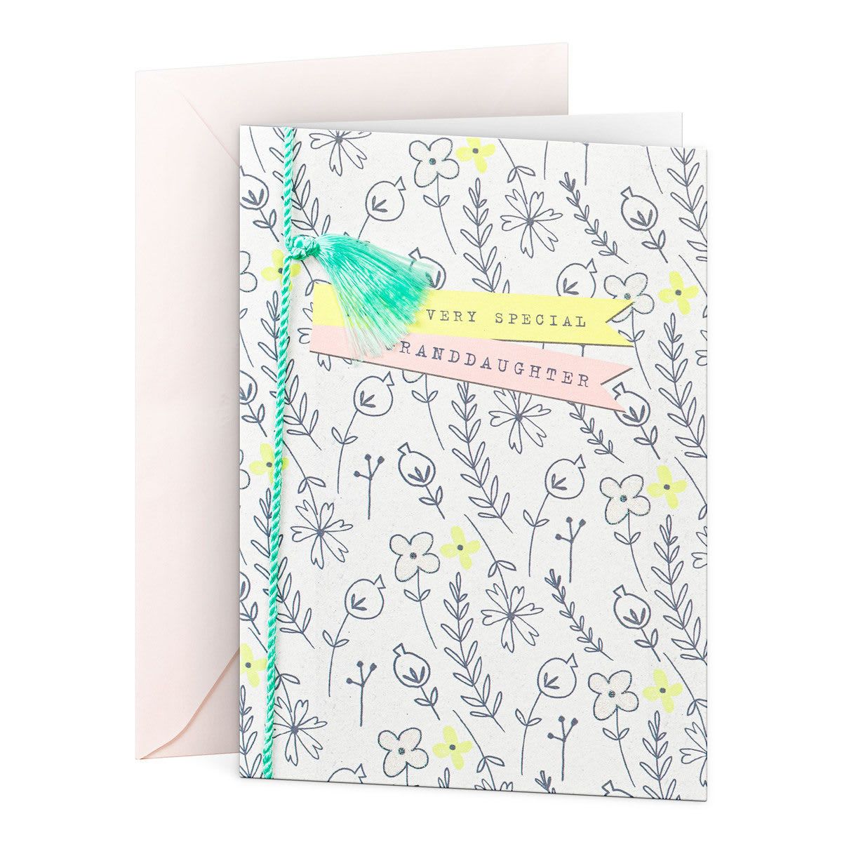 Hallmark Birthday Card For Granddaughter - Flowers