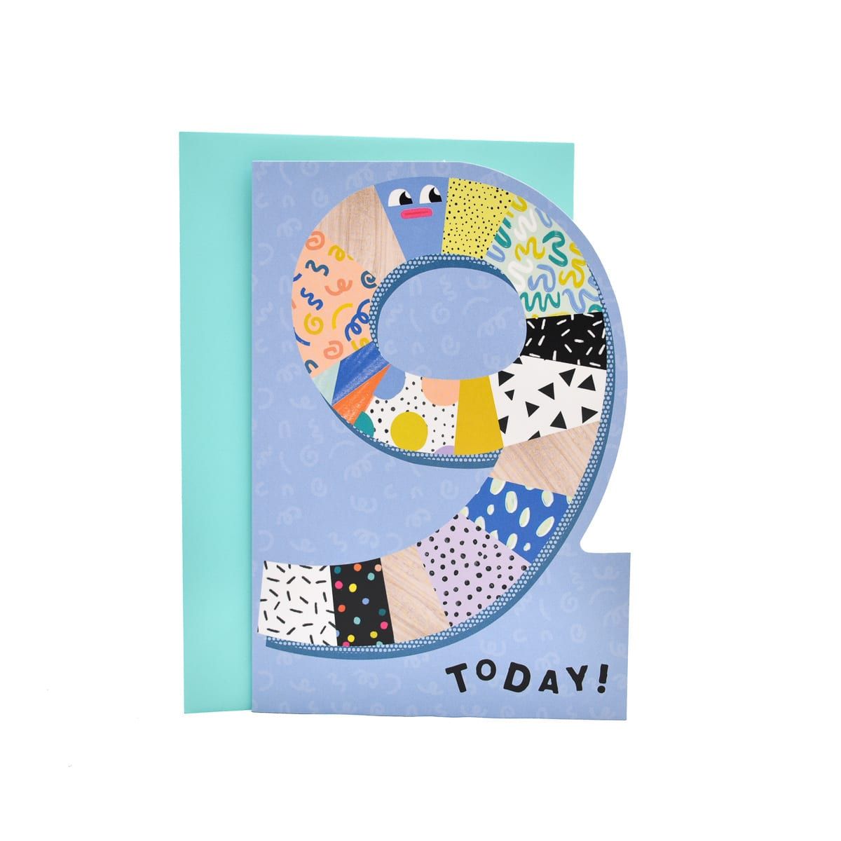 Hallmark Birthday Card Age 9 - Today!