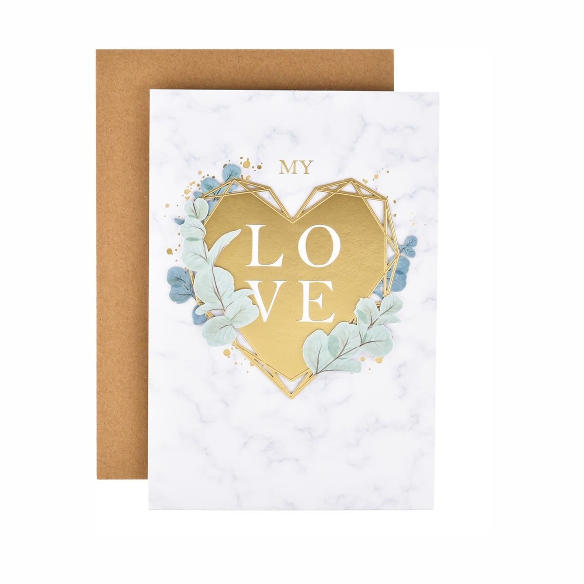 Hallmark Valentine's Day Card - Marble