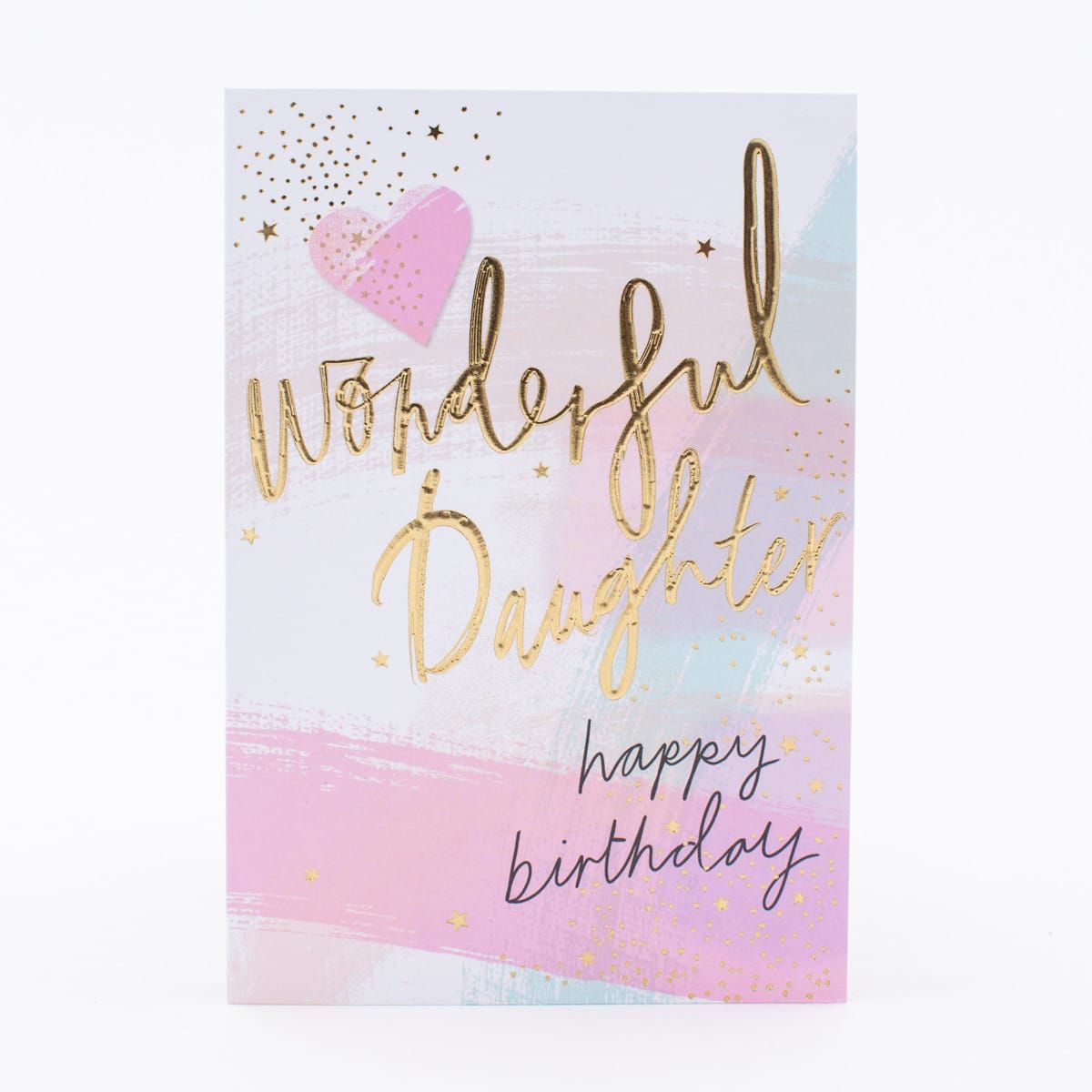 Hallmark Birthday Card for Daughter - Colourful Paint Strokes