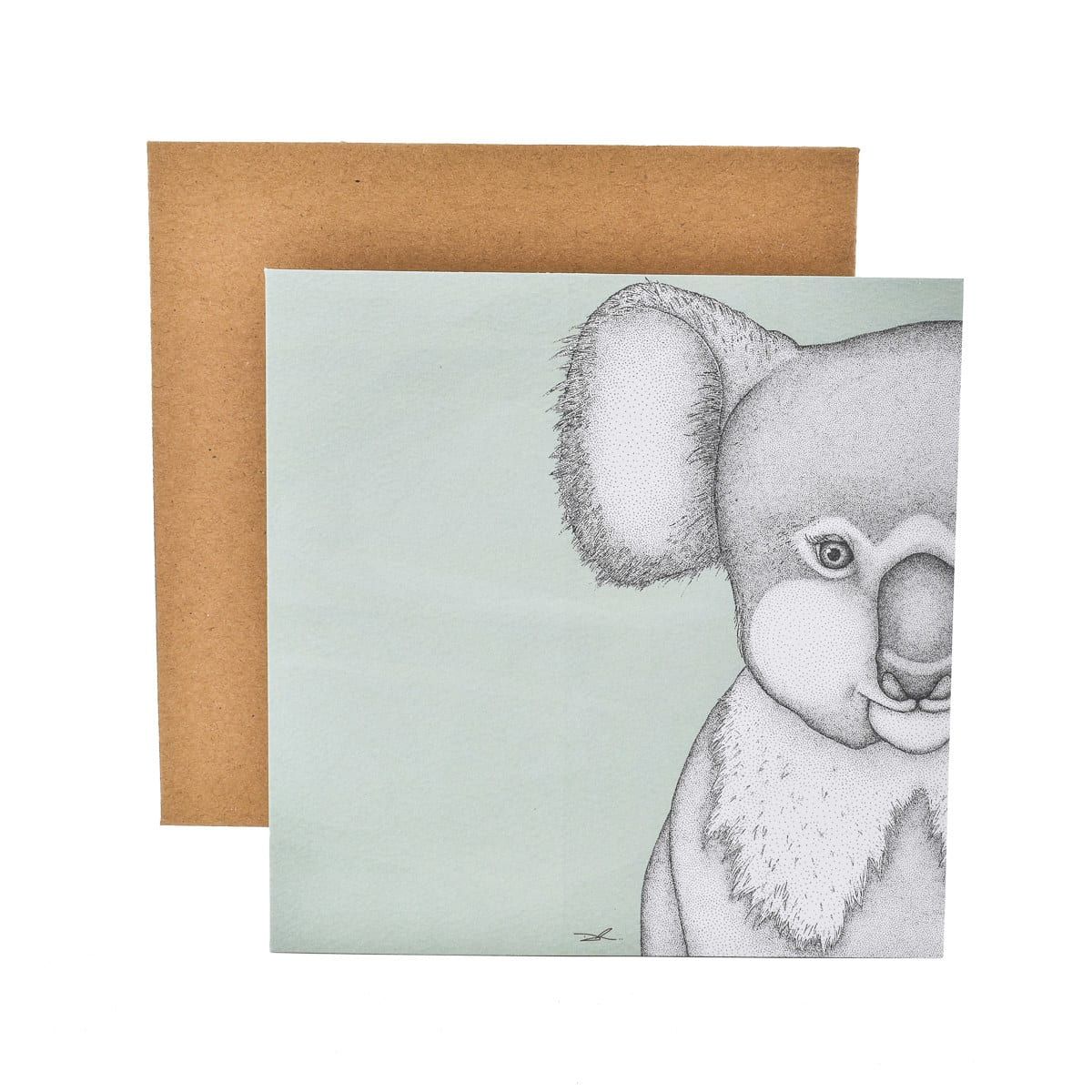 Hallmark Gallery Blank Card by Dots by Donna- Koala