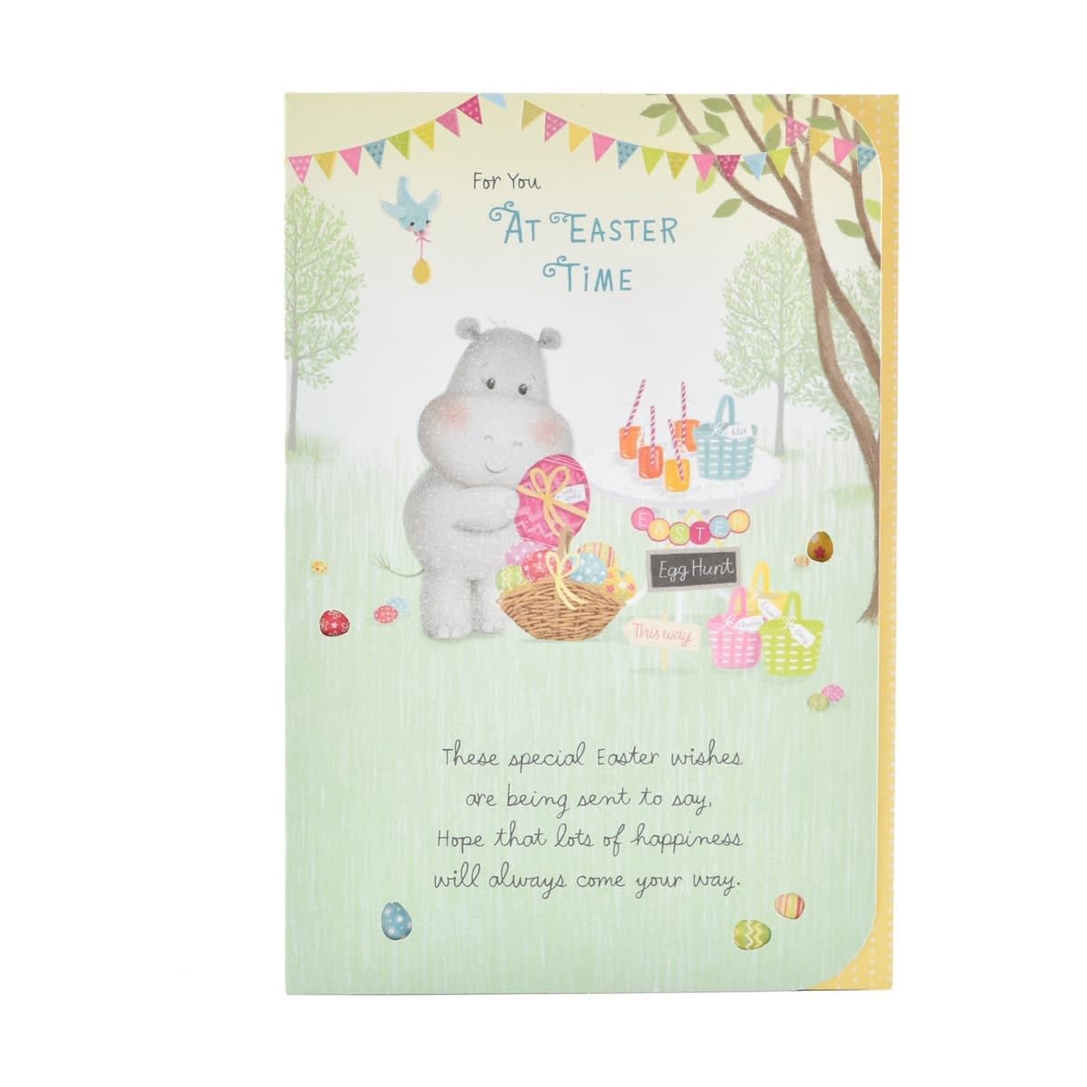 Hallmark Easter Card - Happy Hippopotamus