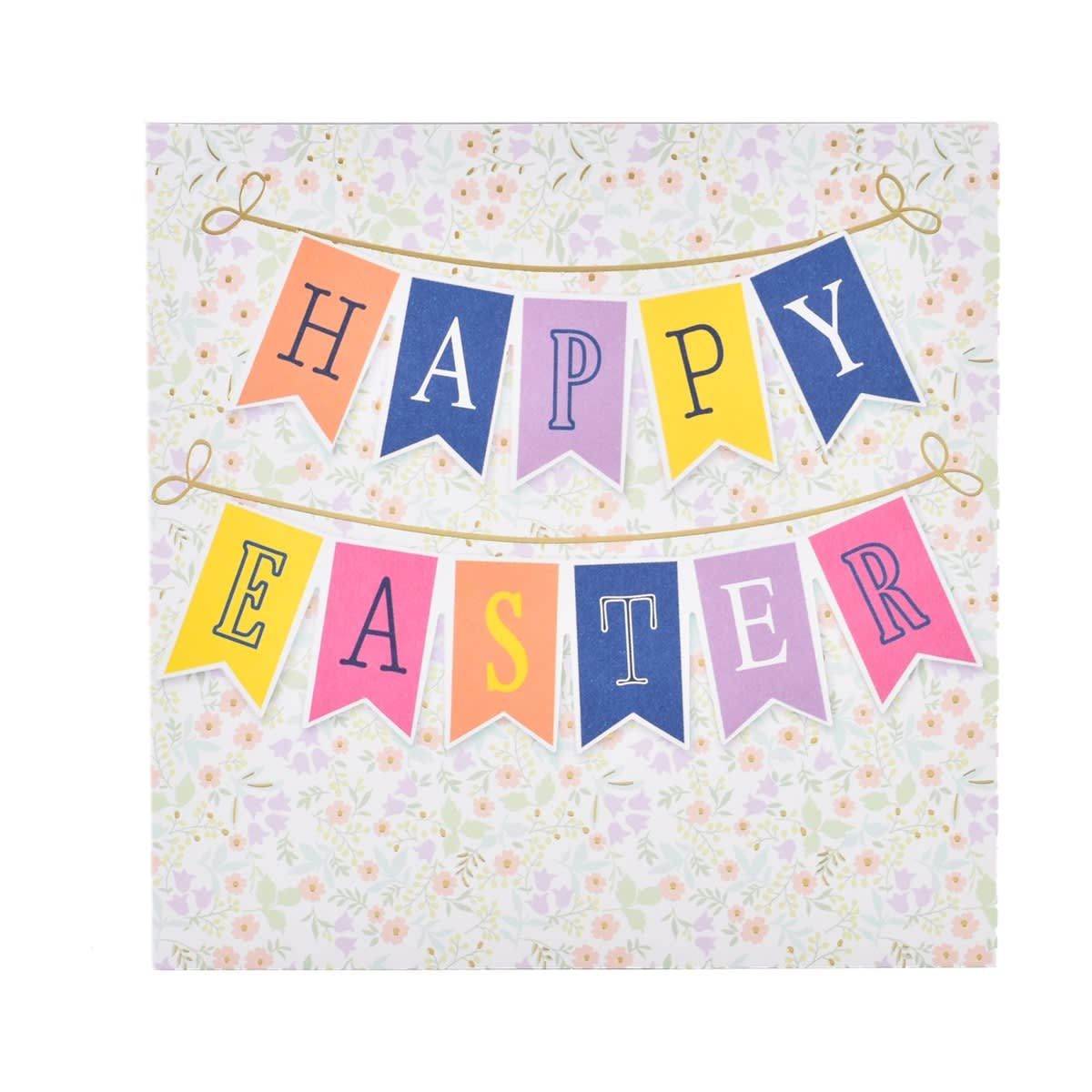 Hallmark Easter Card - Colourful Bunting