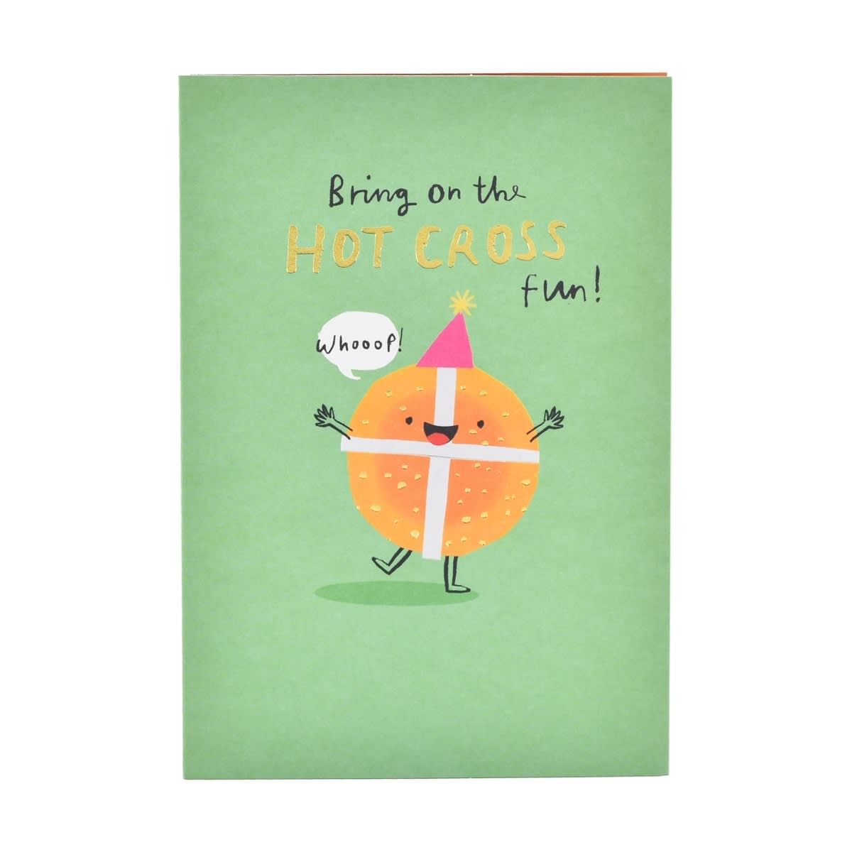 Hallmark Easter Card - Hot Cross Bun Fun!
