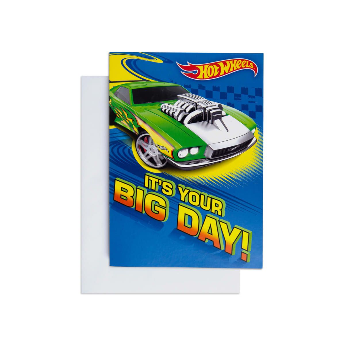 Hallmark Mattel Hot Wheels Interactive Birthday Card - All-Out Blast