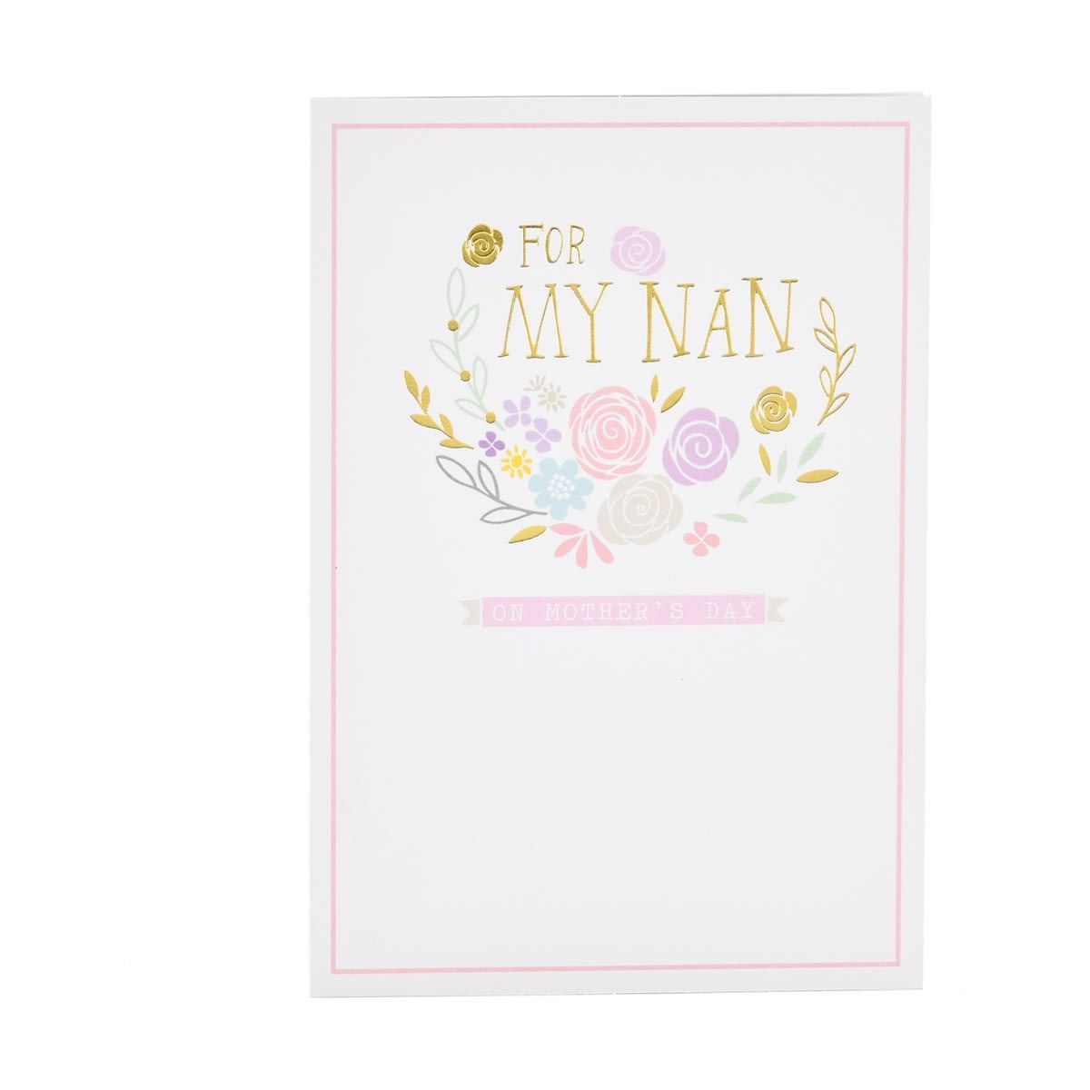 Hallmark Mother's Day Card For Nan - Floral Flourishes