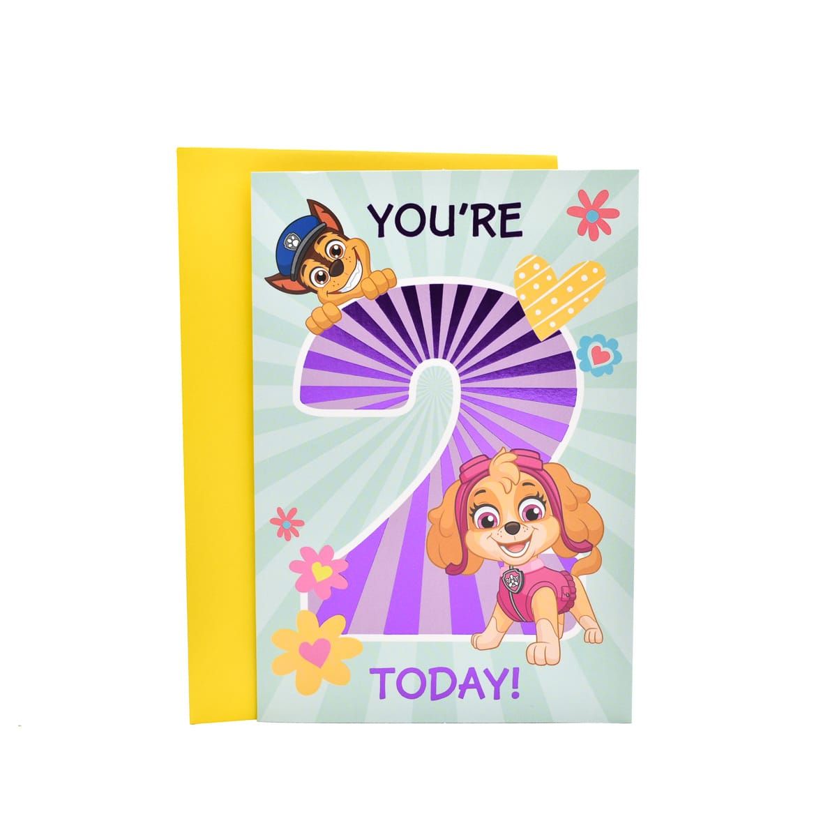 Hallmark Birthday Card Age 2 - Paw Patrol