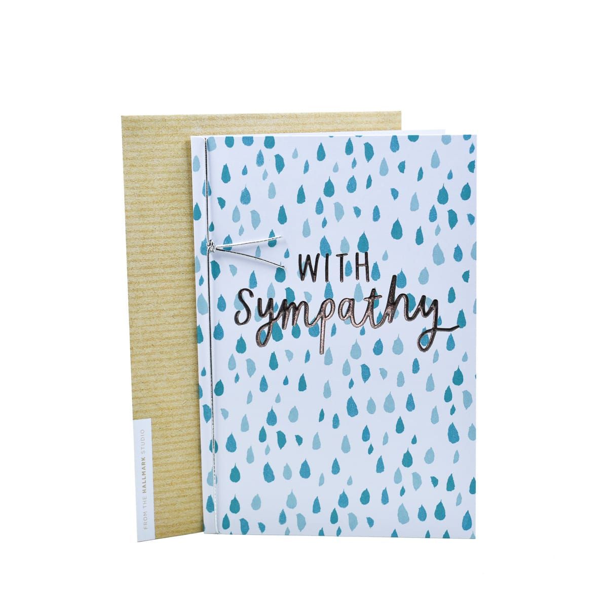 Hallmark Sympathy Card - Rain Drops
