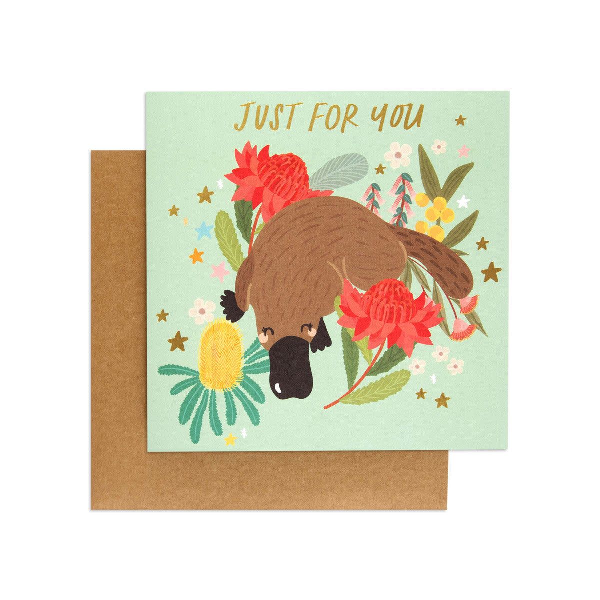 Hallmark Birthday Card - Australian Spirit Bush Buddies Platypus