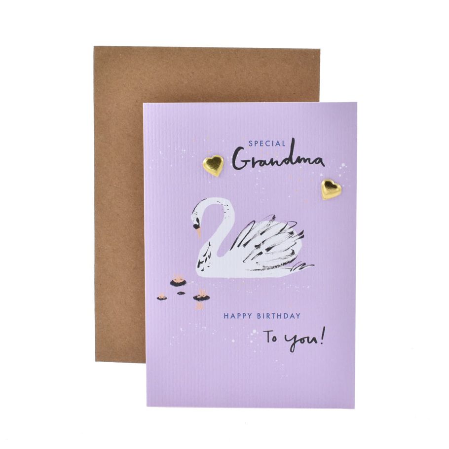 Hallmark Birthday Card For Grandma - Special Swan