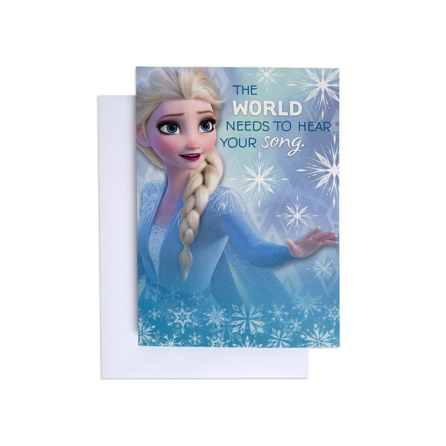 Hallmark Disney Frozen Interactive Birthday Card - Elsa's Song