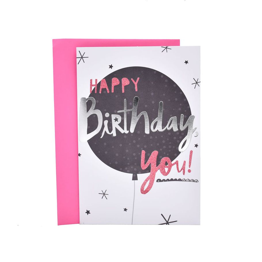 Hallmark Birthday Card - Pink Birthday