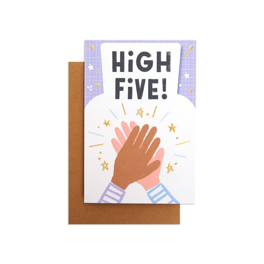 Hallmark Little World Changers Congratulations Card for Kids - High Five!