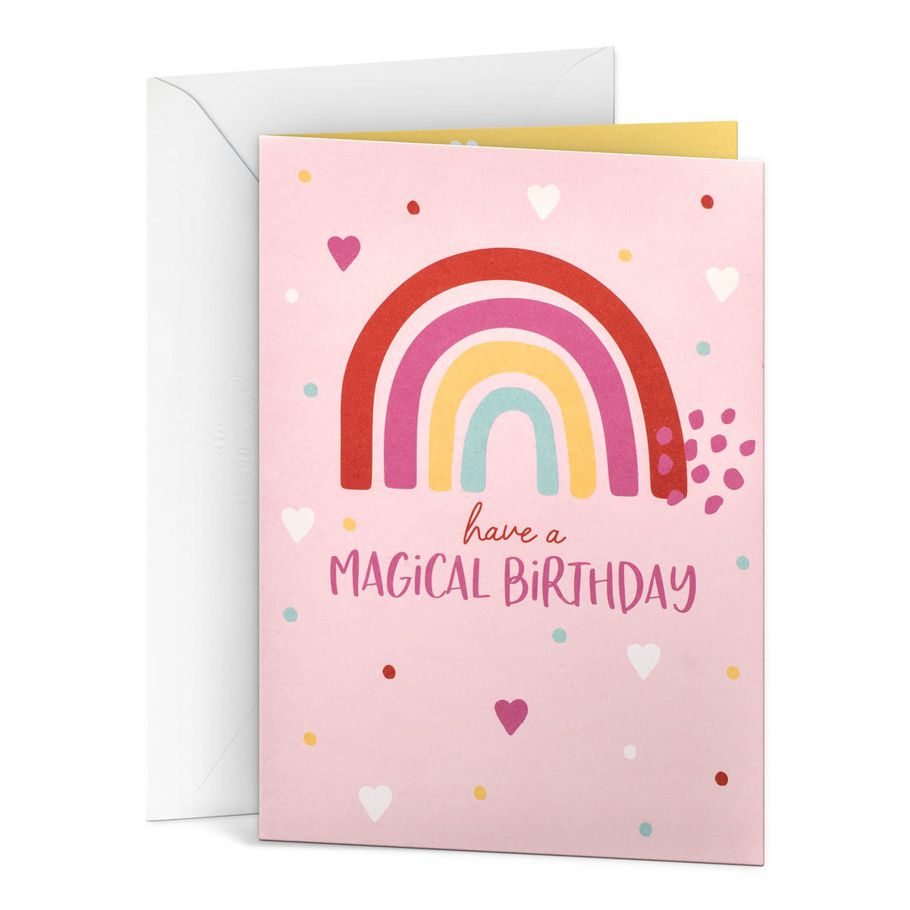 Hallmark Birthday Card - Dream Big Rainbow