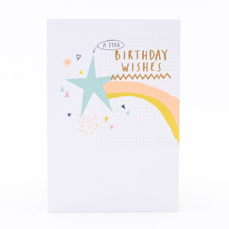 Hallmark Birthday Card - Shooting Star