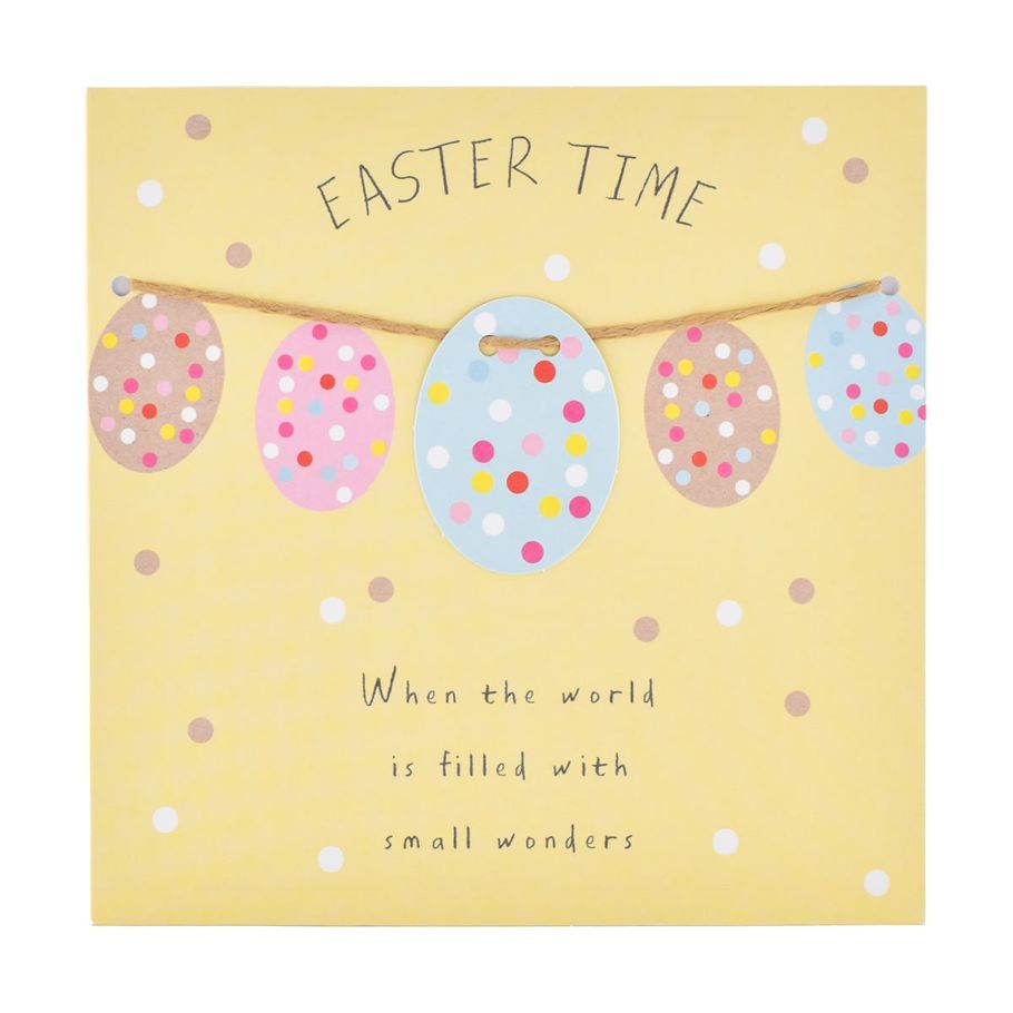 Hallmark Easter Card - Colourful Eggs