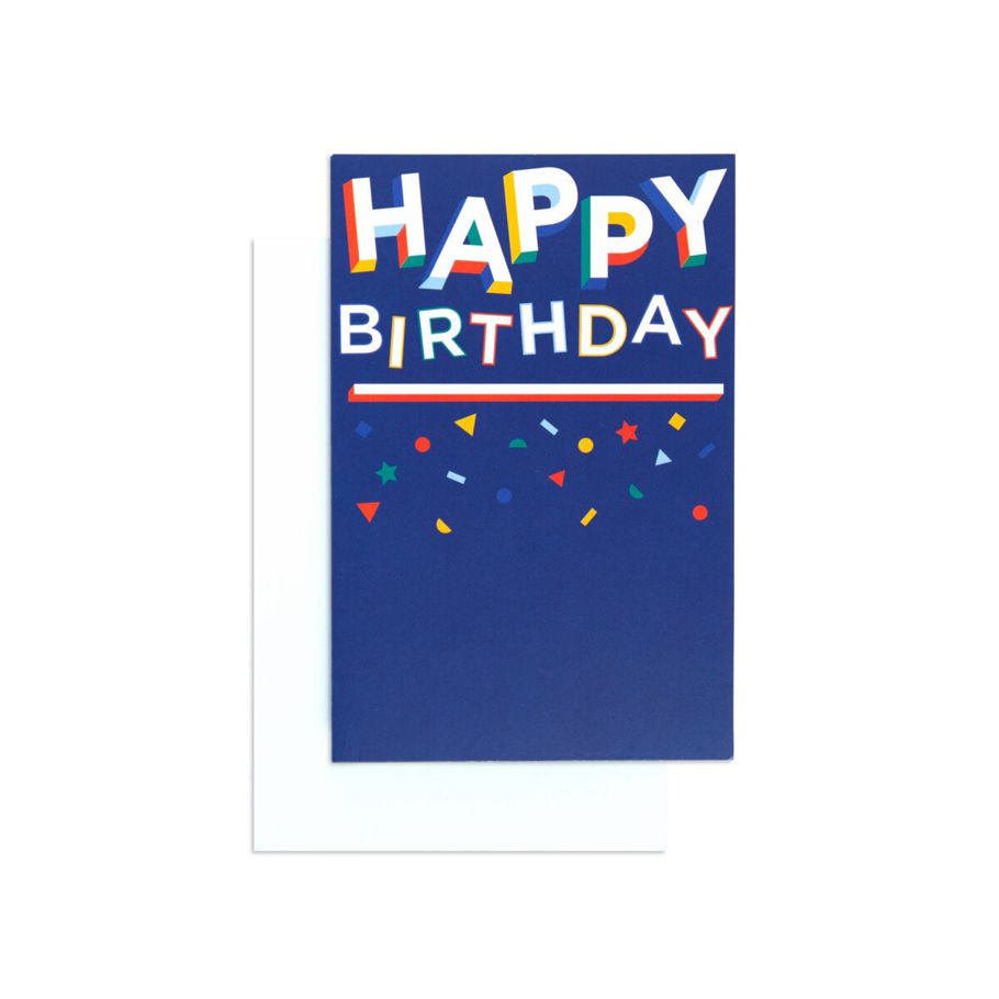 Creative Publishing by Hallmark Birthday Card - Colourful Shapes
