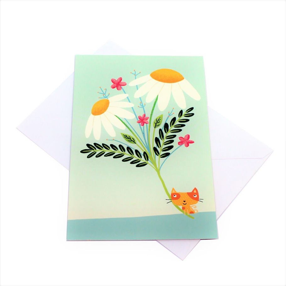 Hallmark Birthday Card - Cat Bouquet