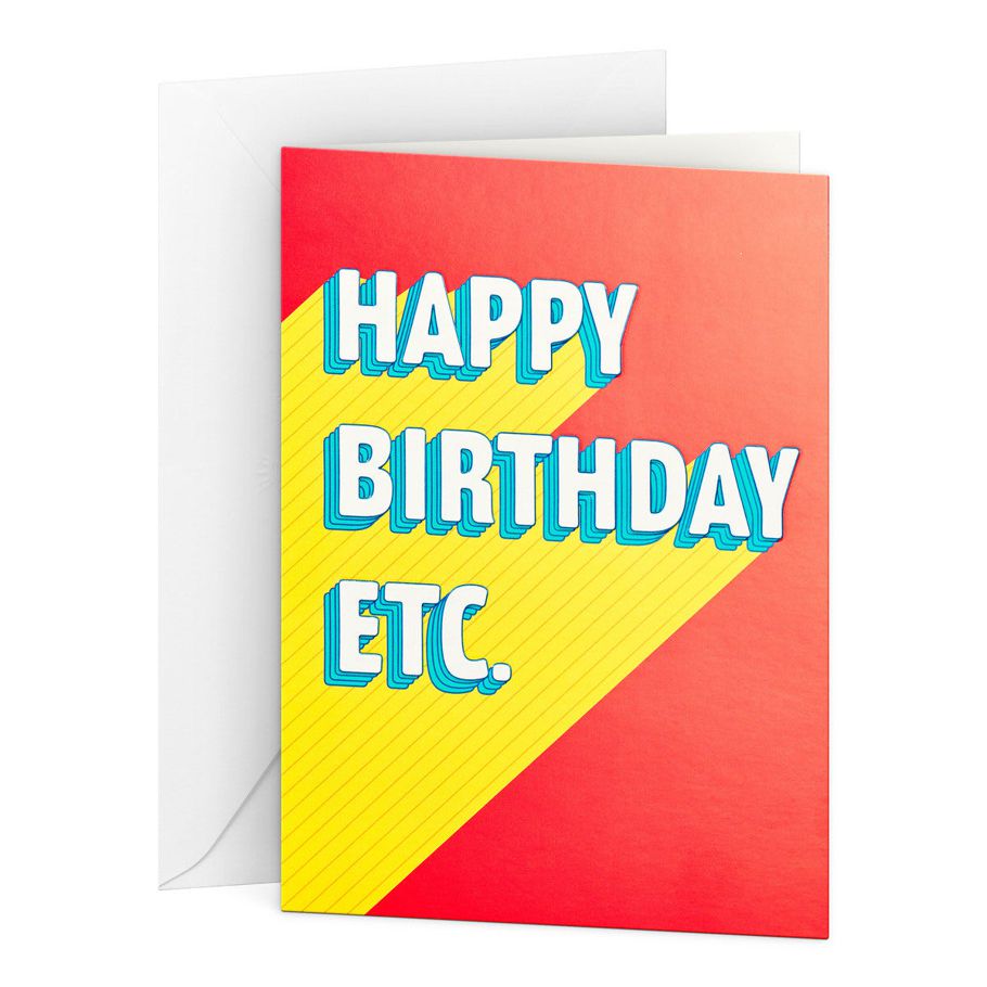 Hallmark Birthday Card - Etc