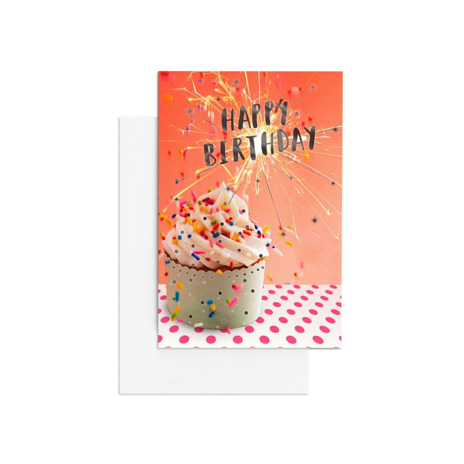 Hallmark Birthday Card by Creative Publishing - Confetti Cupcake