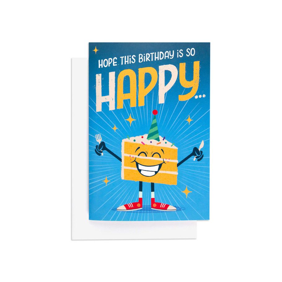 Hallmark Interactive Birthday Card - Happy Cake
