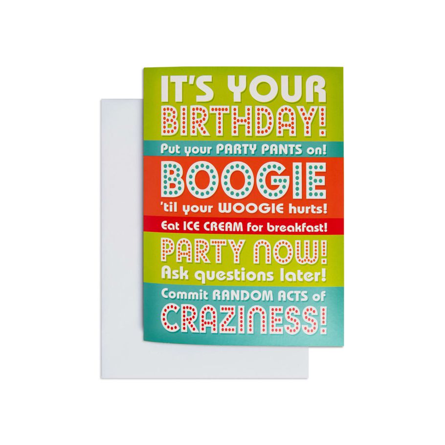 Hallmark Interactive Birthday Card - Boogie Woogie