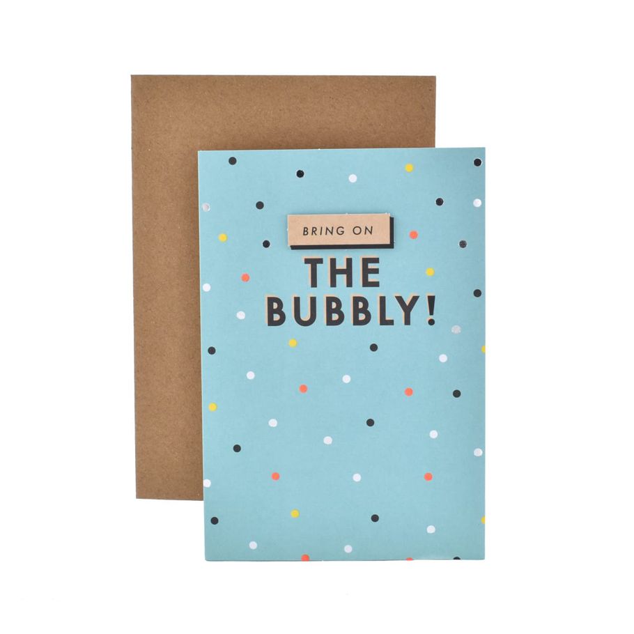 Hallmark Celebration Card - Bring On The Bubbly