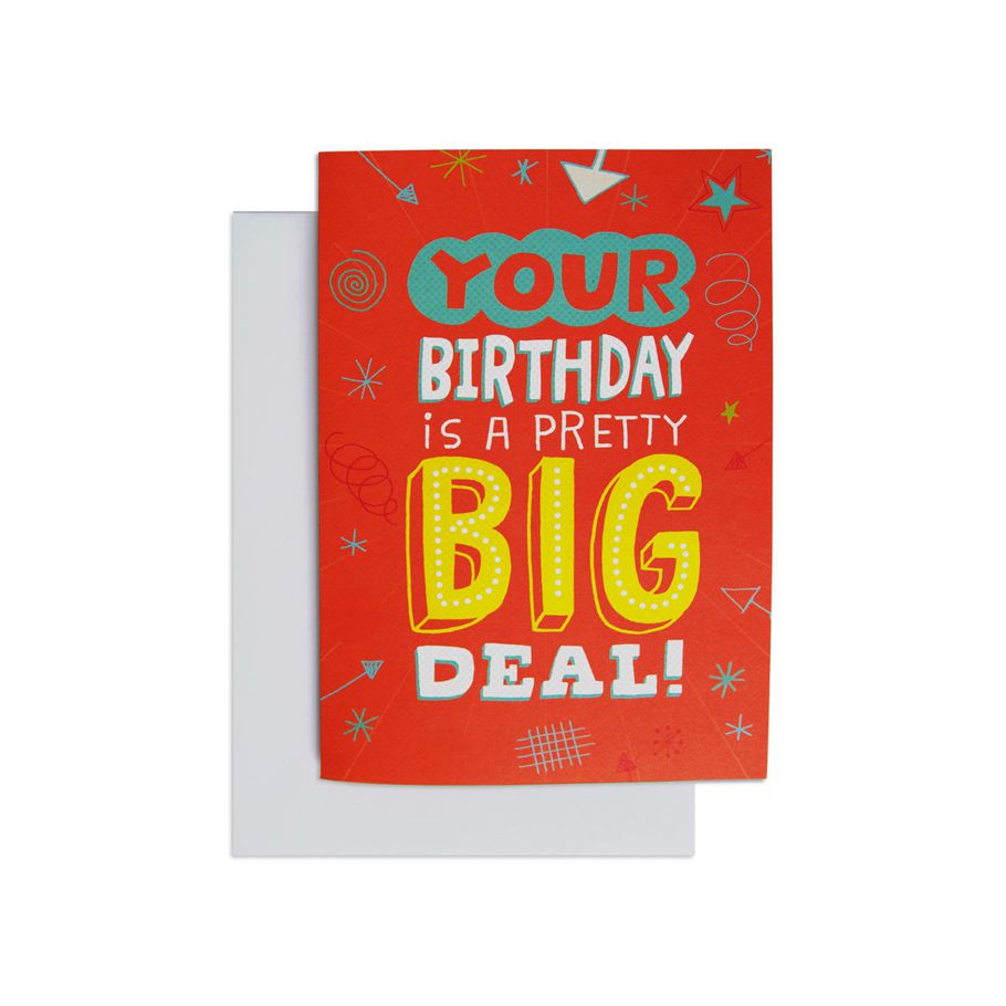 Hallmark Interactive Birthday Card - Big Deal