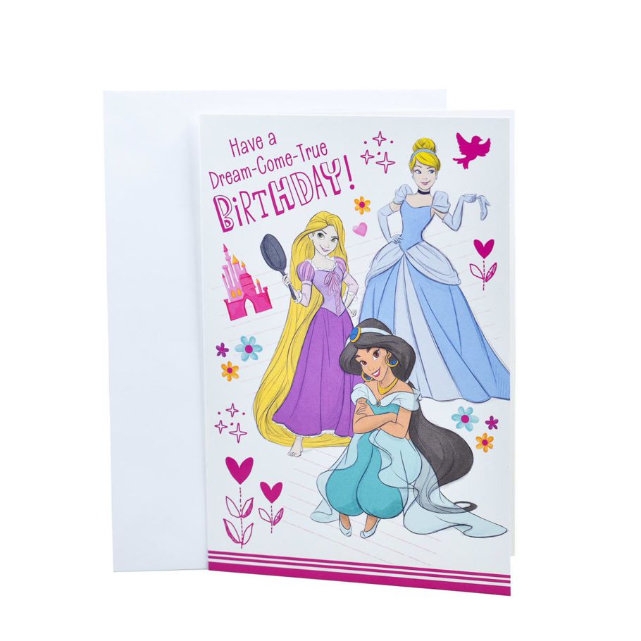 Hallmark Birthday Card - Disney Princesses