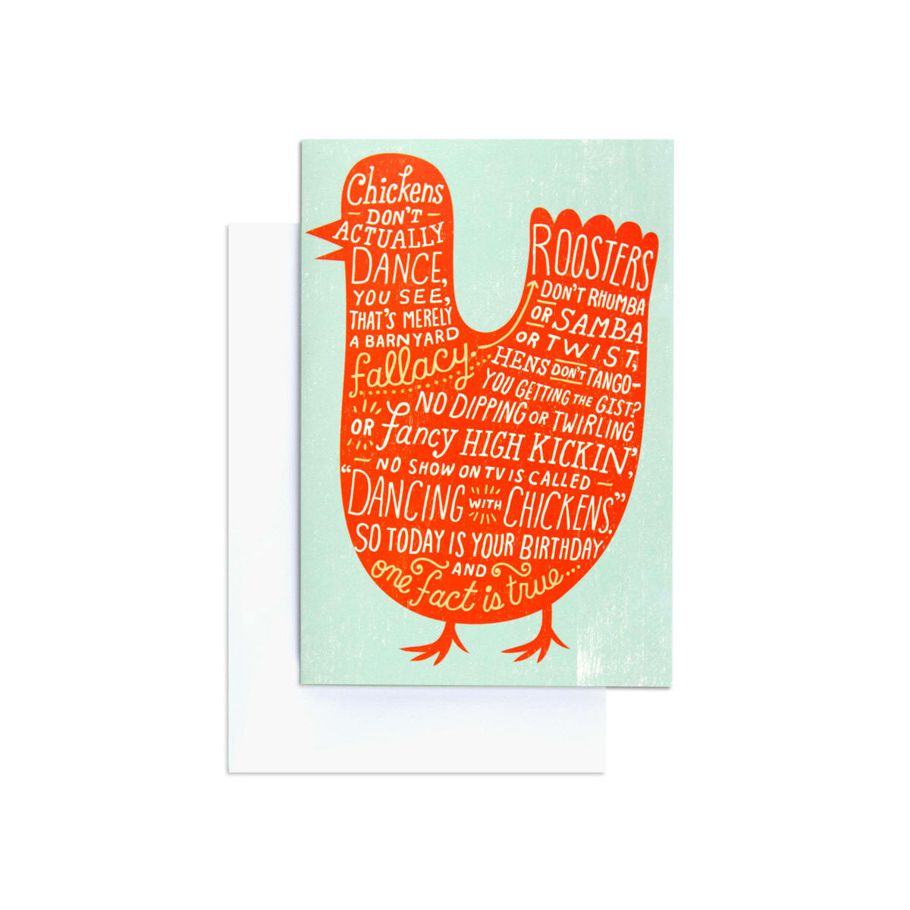 Hallmark Interactive Birthday Card - Chicken Dance