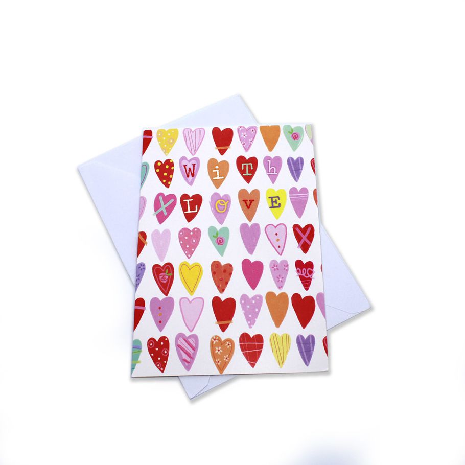 Hallmark Birthday Card - Hearts