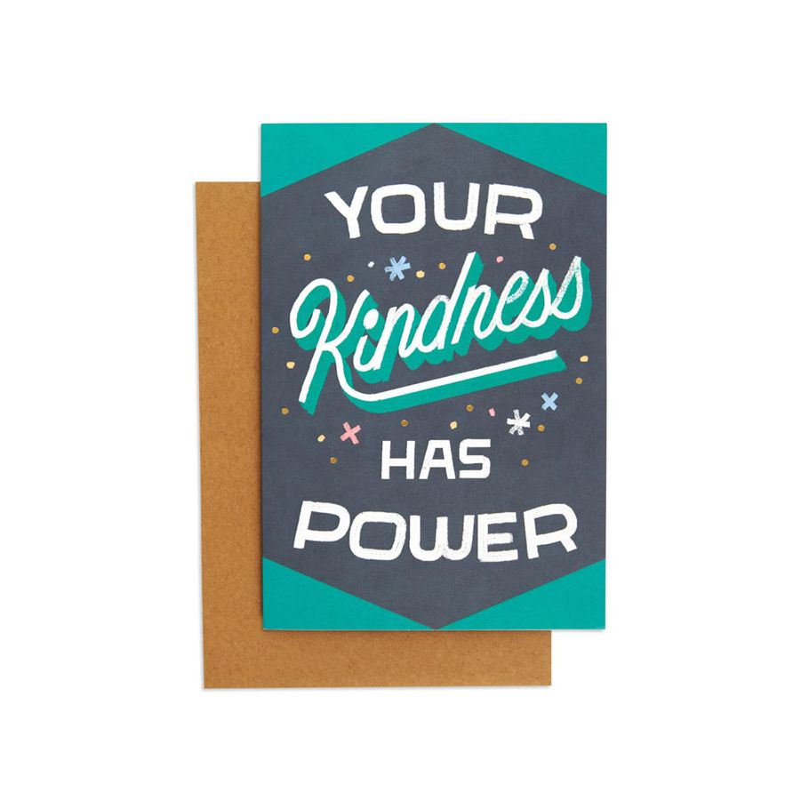 Hallmark Little World Changers Support & Encouragement Card for Kids - Kindness Has Power