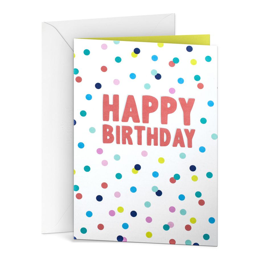 Hallmark Birthday Card - Spots