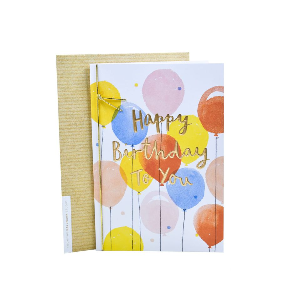 Hallmark Birthday Card - Balloons