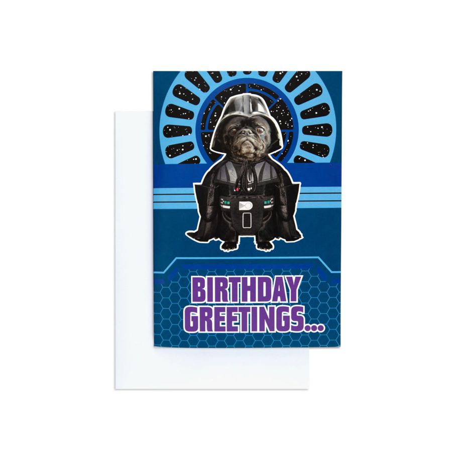 Hallmark Interactive Birthday Card - Disney Star Wars Bark Side