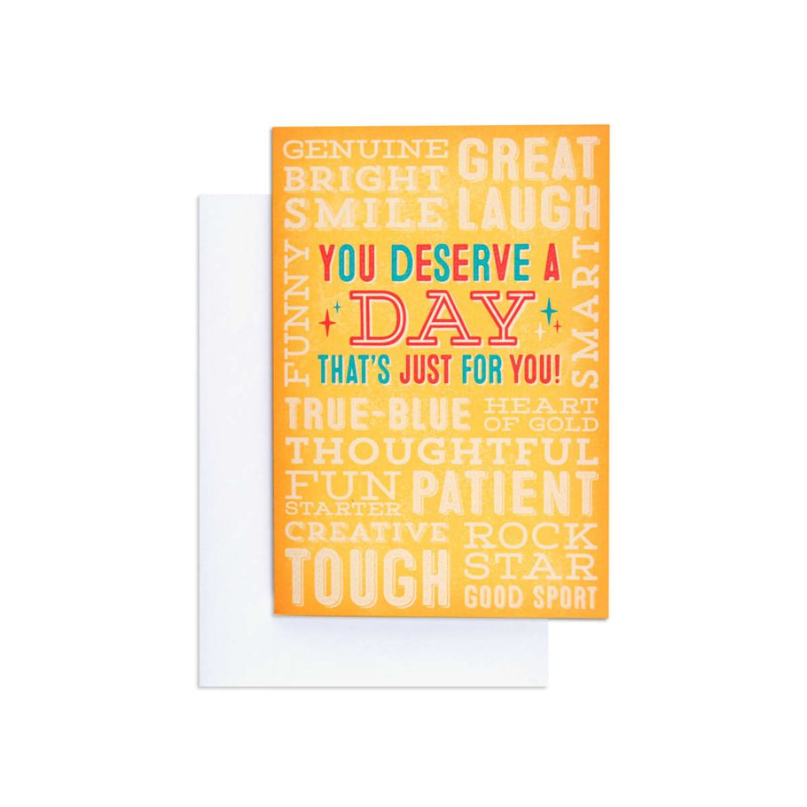 Hallmark Interactive Birthday Card - A Day That's Just For You