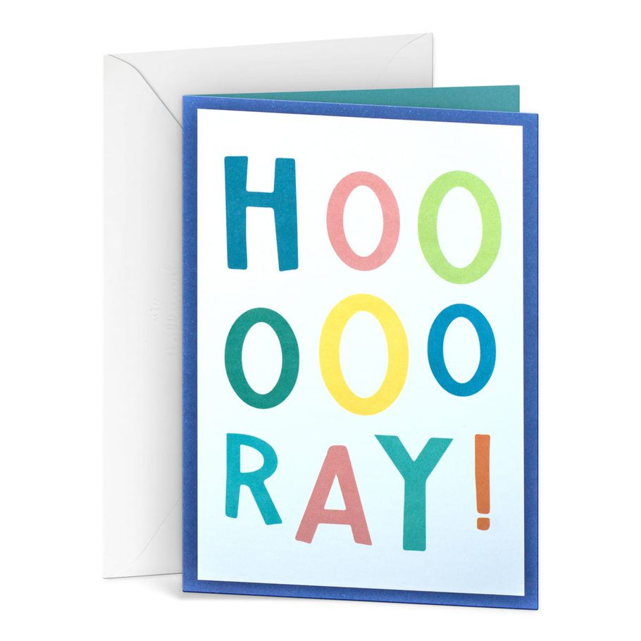 Hallmark Birthday Card - Hoo-ooo-ray!