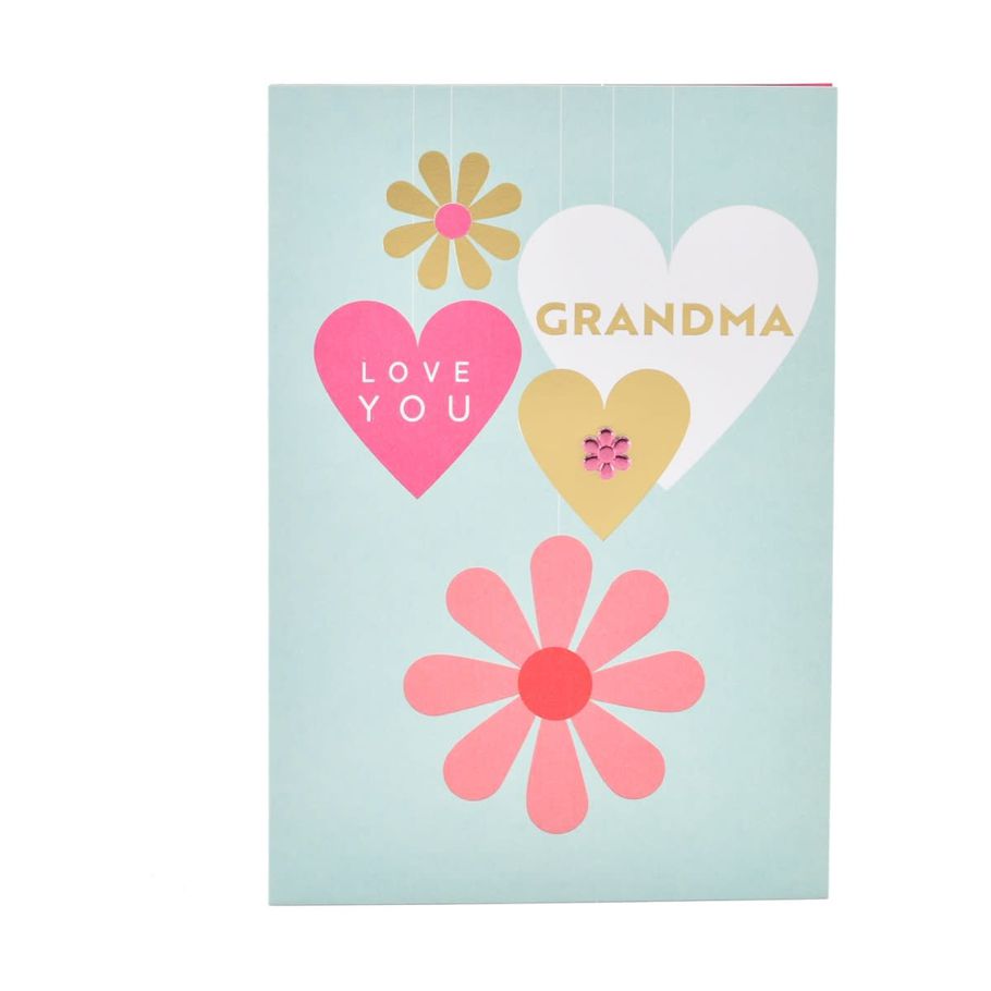 Hallmark Mother's Day Card for Grandma - Flowers & Hearts