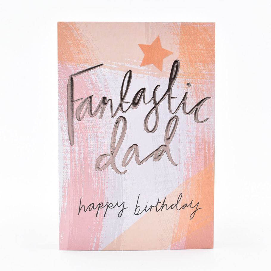 Hallmark Birthday Card For Dad - Paint Strokes